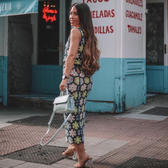 NWT Zara 2 Piece Floral Crochet Knit Top And Skirt - Picture 10 of 16